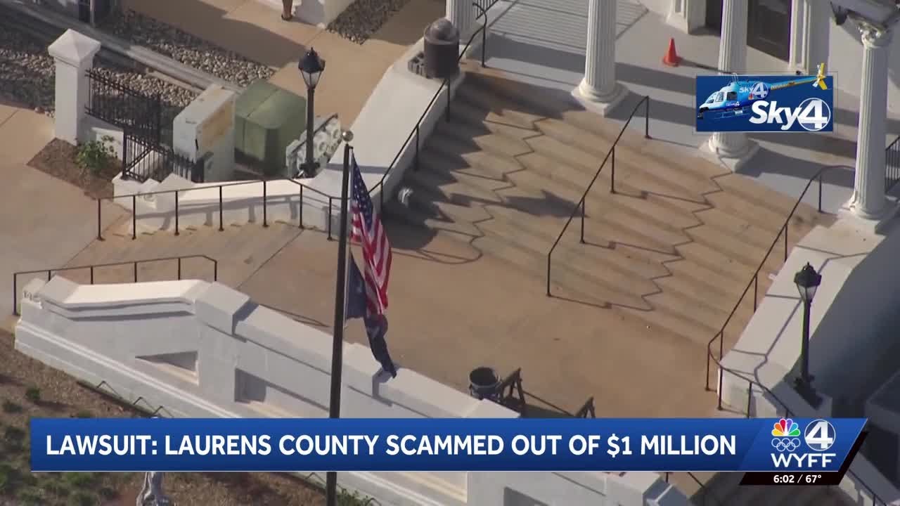 Laurens County files lawsuit over $1 million cyber scam