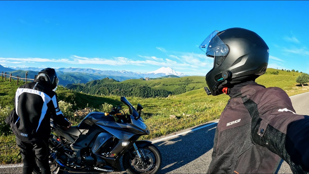 Эльбрус🏔️ Красивейшая дорога России. Дорога к урочищу Джилы-Су. #motovlog