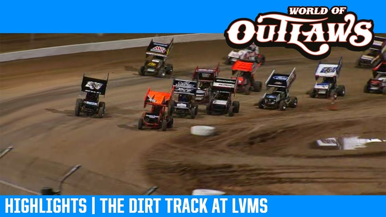 World of Outlaws NOS Energy Drink Sprint Cars the Dirt Track at LVMS February 27, 2019 | HIGHLIGHTS