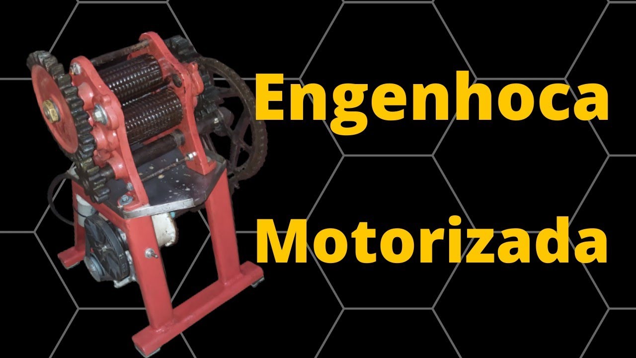 Engenhoca com motor de máquina de lavar.