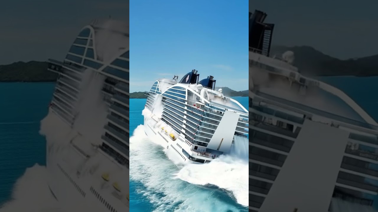 What caused the yacht to sink? #seadisaster #wildsea #viral #shorts