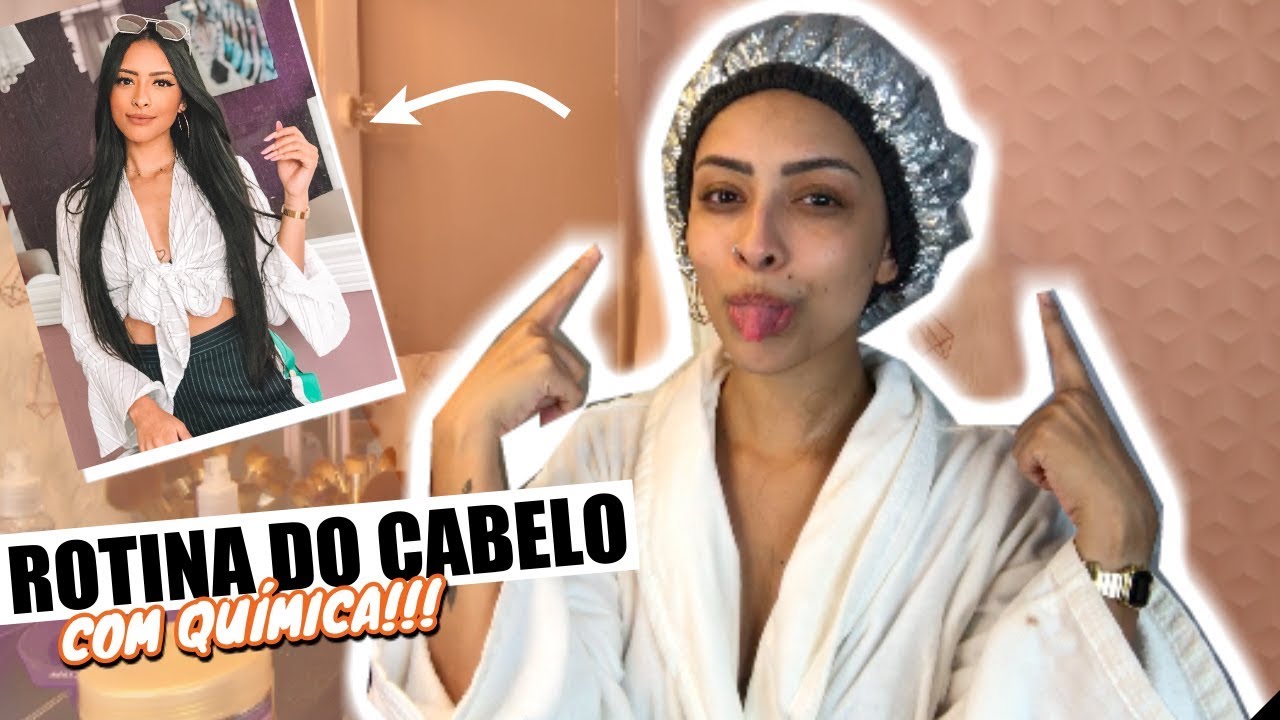MINHA ROTINA DE CUIDADOS COM O CABELO (CABELOS COM QUÍMICA) ATUALIZADA