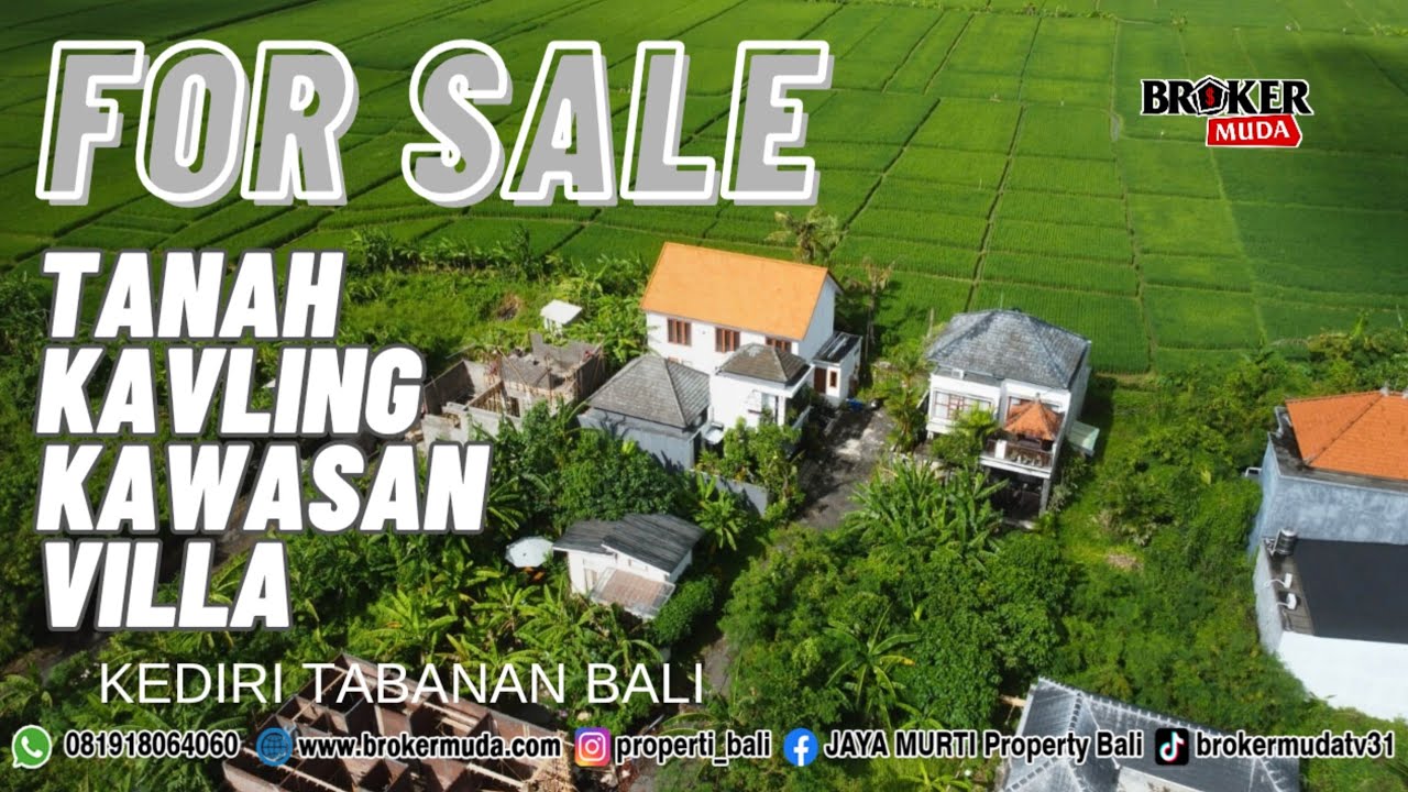 DIJUAL TANAH KAVLING 110M² DEKAT DTW TANAHLOT TABANAN