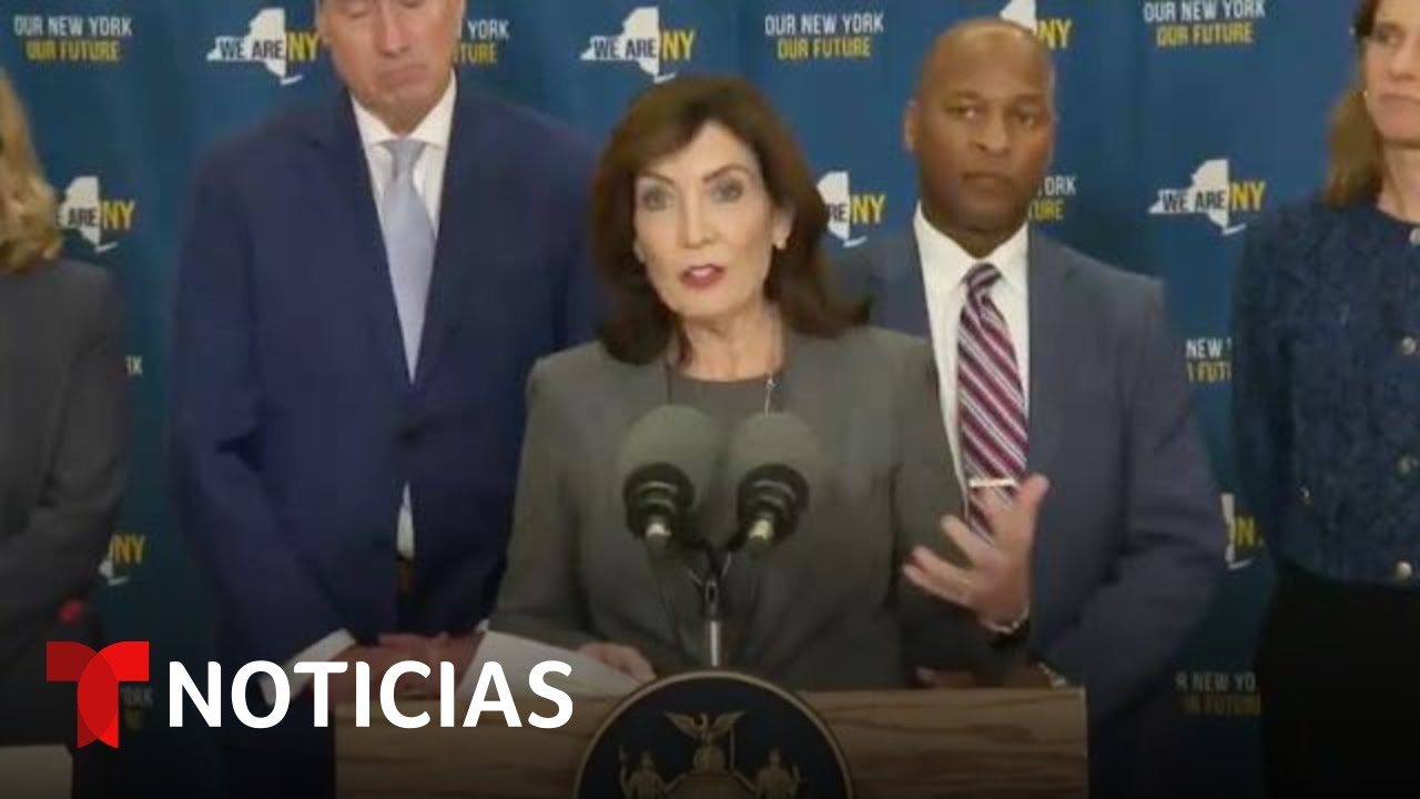La gobernadora de Nueva York habla sobre el caso de los migrantes acusados de golpear a dos policías