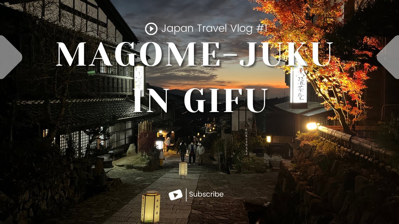 Japan Travel Vlog|Magome-juku in Gifu Prefecture🍁|Streetscape that takes you back to the Edo period