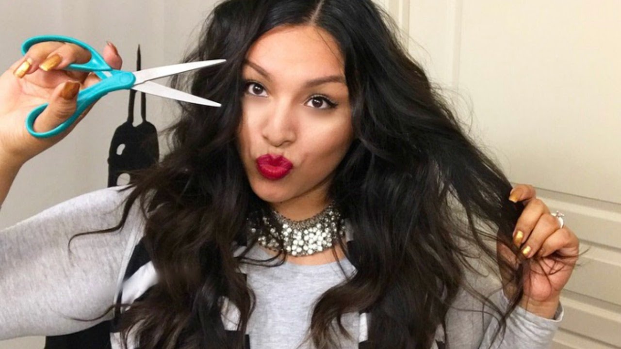 DIY TRIM + SHORT LAYERS FOR LONG HAIR | ALYX NASH