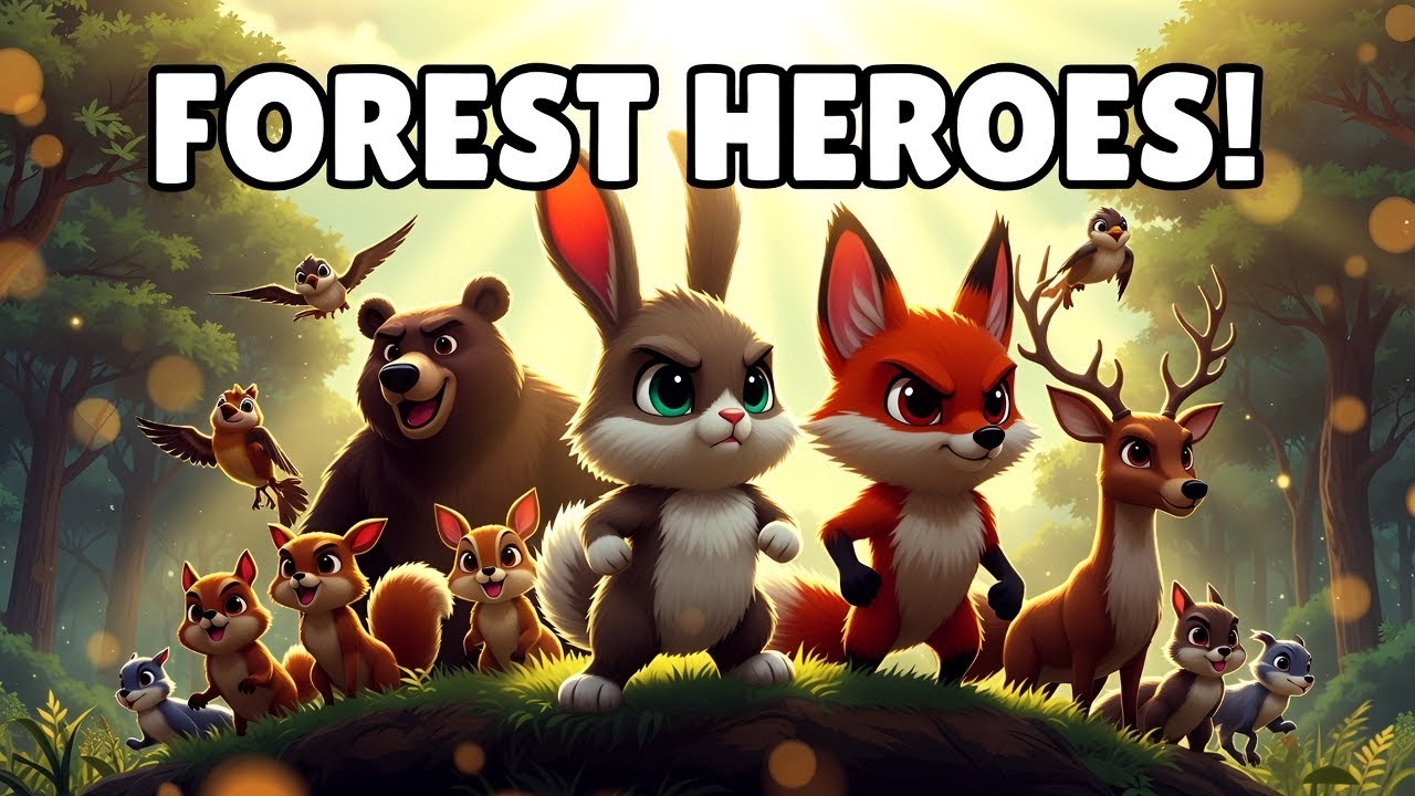 Brave Rabbit & Loyal Fox Save Their Country | Kids Moral Story 🐰🦊