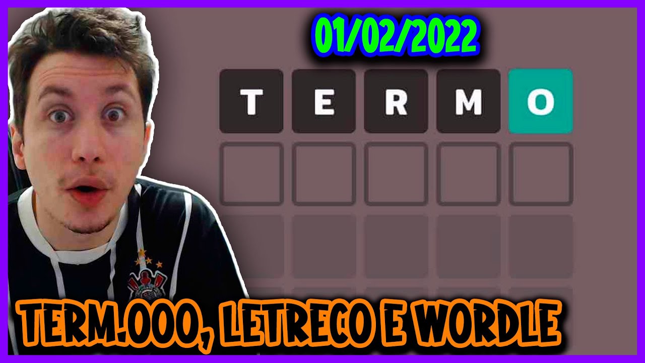 MORENO JOGANDO TERM.OOO, LETRECO E WORDLE | 01/02/2022