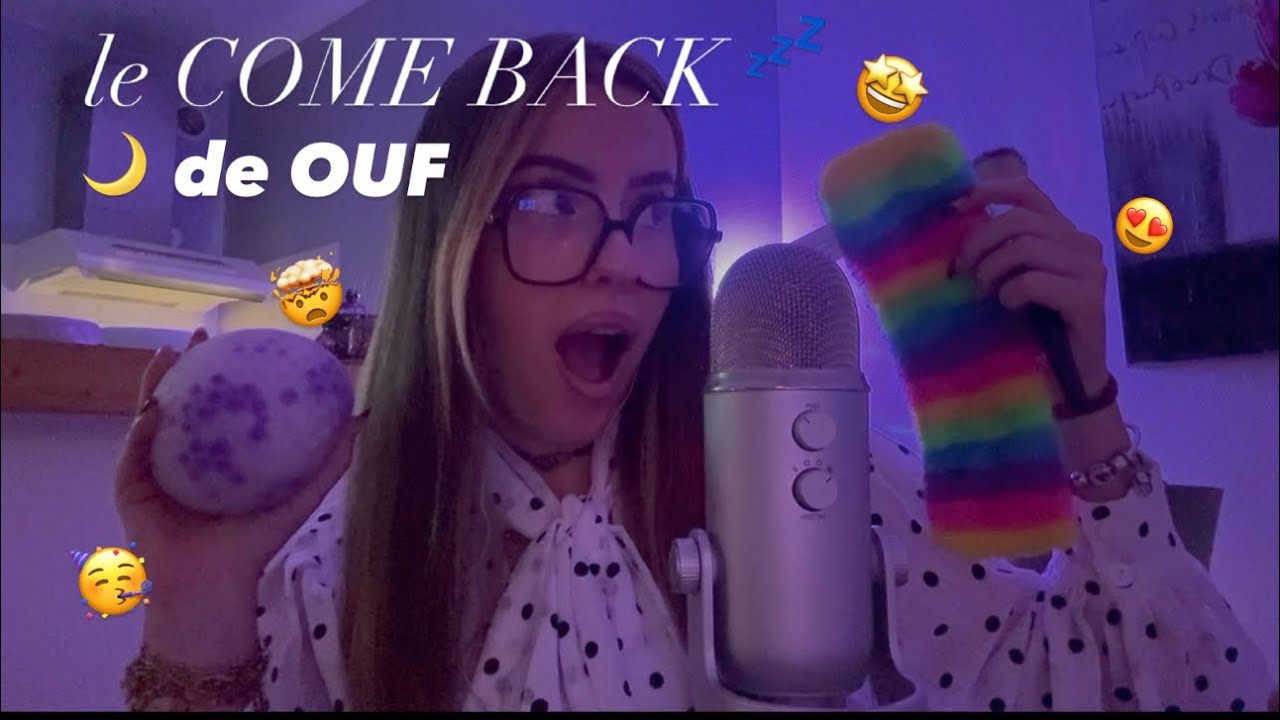 ASMR le COME BACK de OUF🤯💤 #asmr #asmrsounds #asmrvideo #retours #comeback 