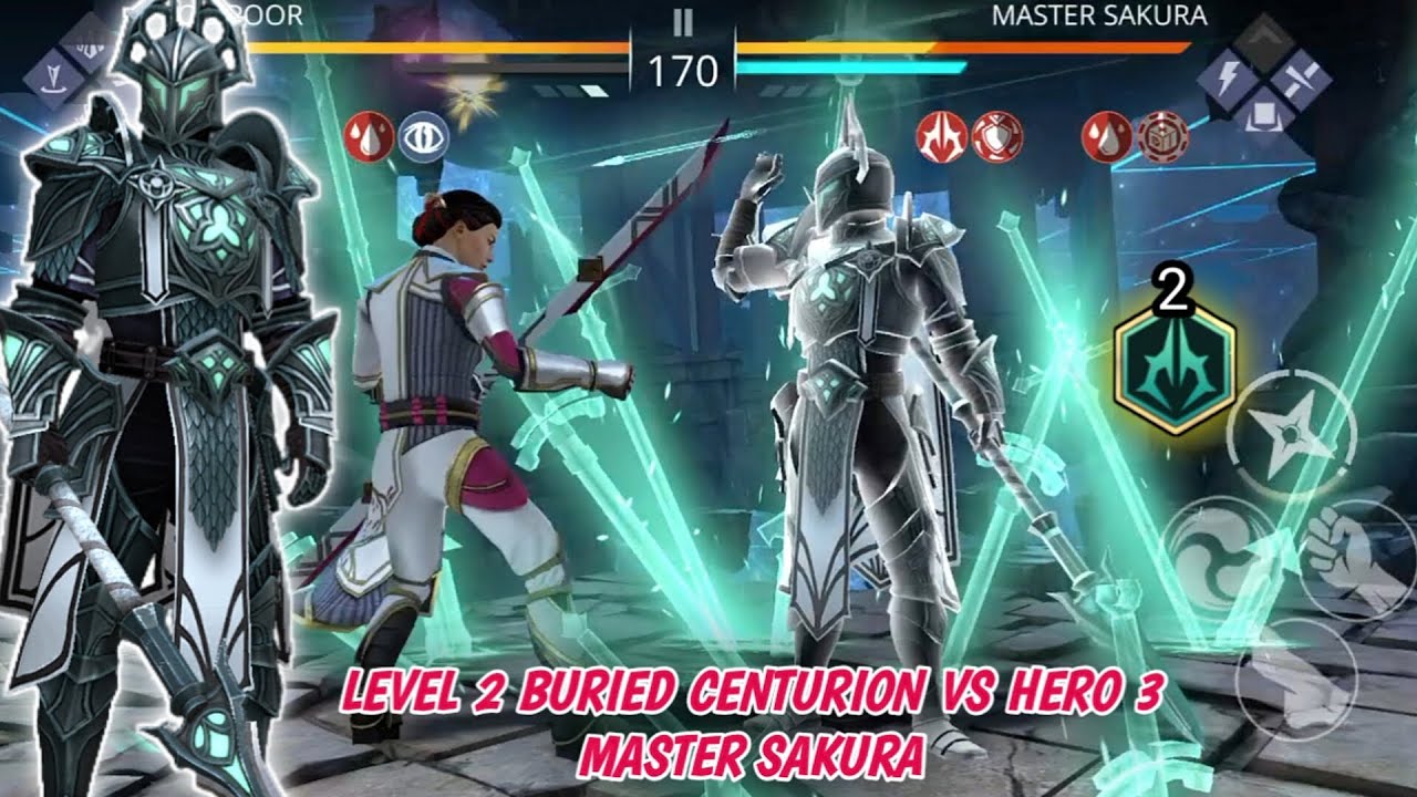 Can Level 2 Buried Centurion Beat Hero 3 Master Sakura?