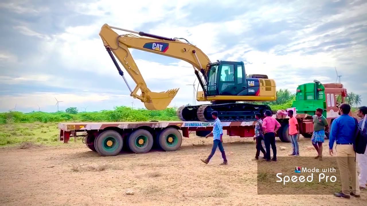 Cat 320# unloading new cat #Excavator#New#Gmmco Cat#Coimbatore#