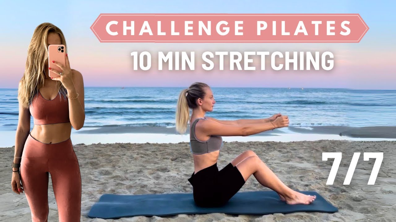CHALLENGE PILATES DÉBUTANT 7JOURS 7/7 | 10 MIN STRETCHING MOBILITÉ | SANS ÉQUIPEMENT | JESSY PILATES