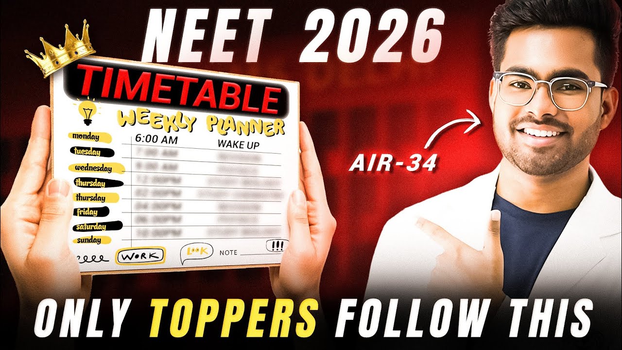 I Scored 715 Marks in NEET with This TIMETABLE (AIIMS Delhi)!