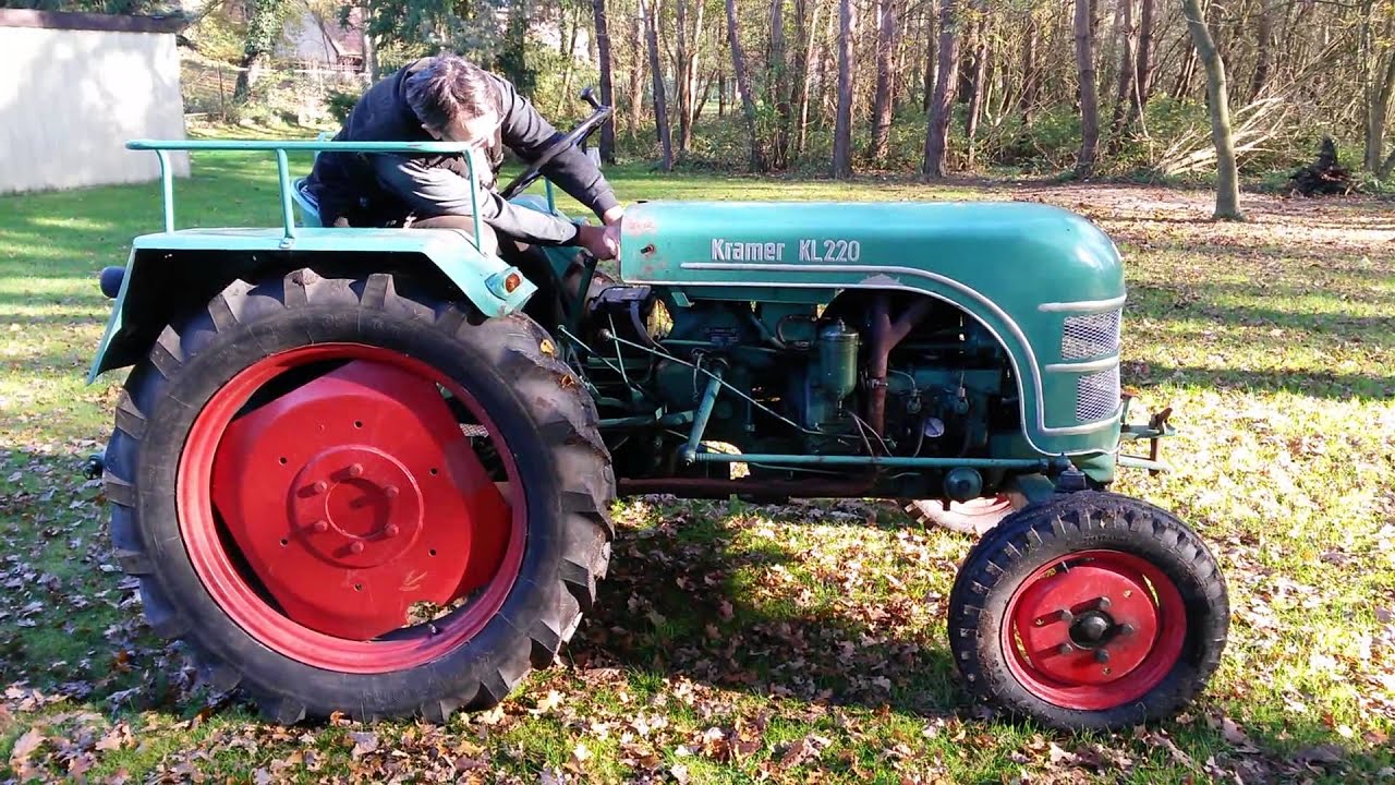 Kramer KL 220 beim Starten