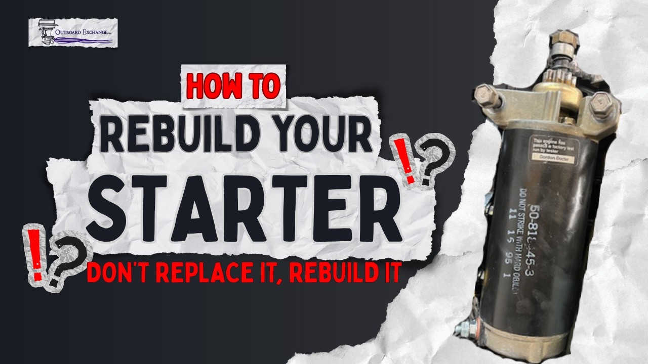 How To: Rebuild Your Starter. Don't replace it- rebuild it!