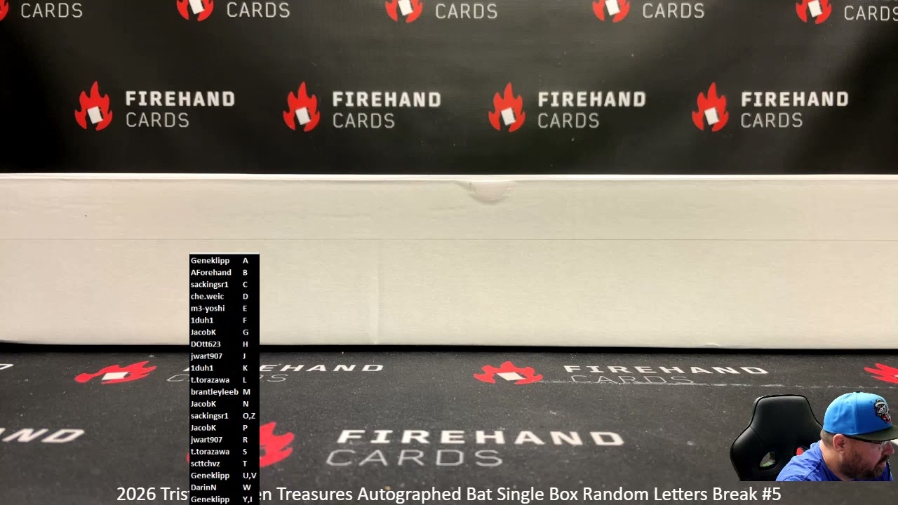 2/27/2026 2026 Tristar Hidden Treasures Autographed Bat Single Box Random Letters Break #5