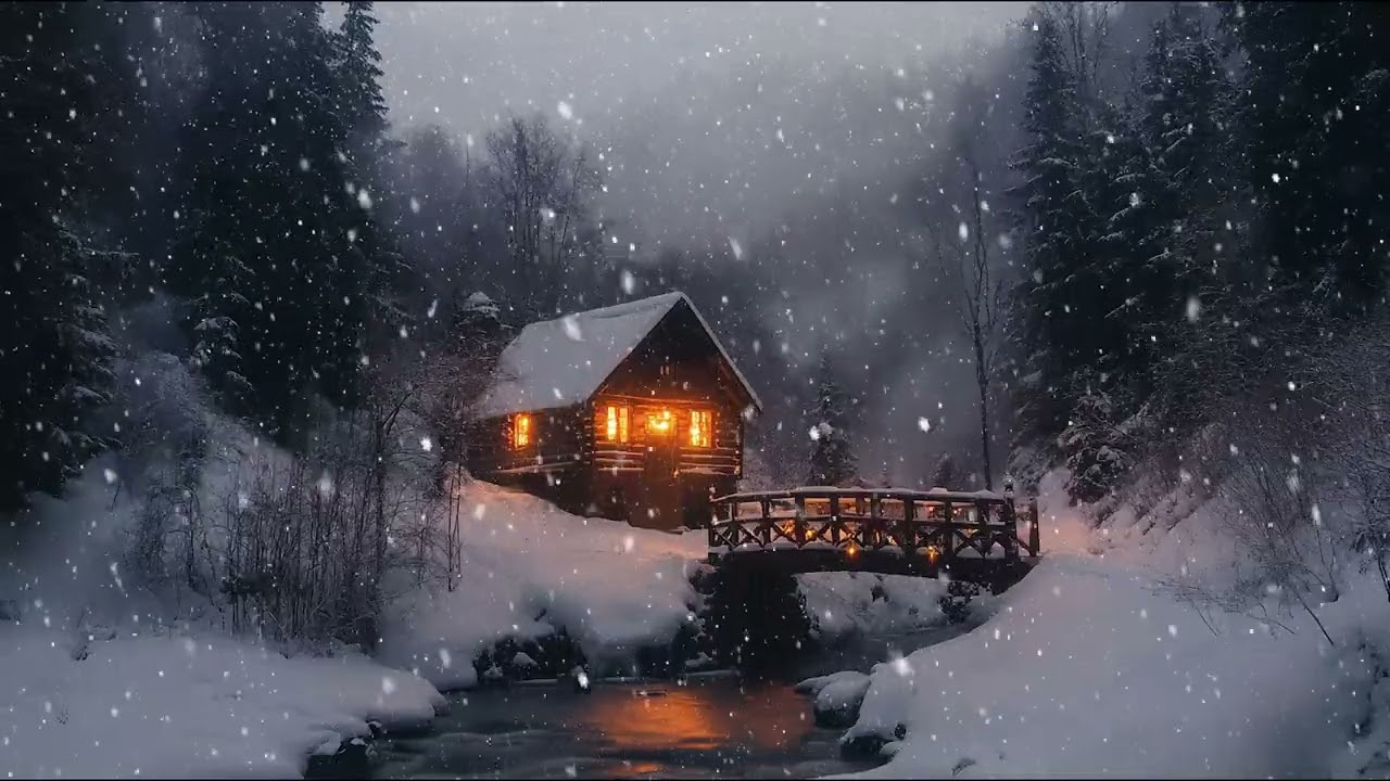 Winter Winds | Gentle Snow Wind and Peaceful Space - Perfect for Rest