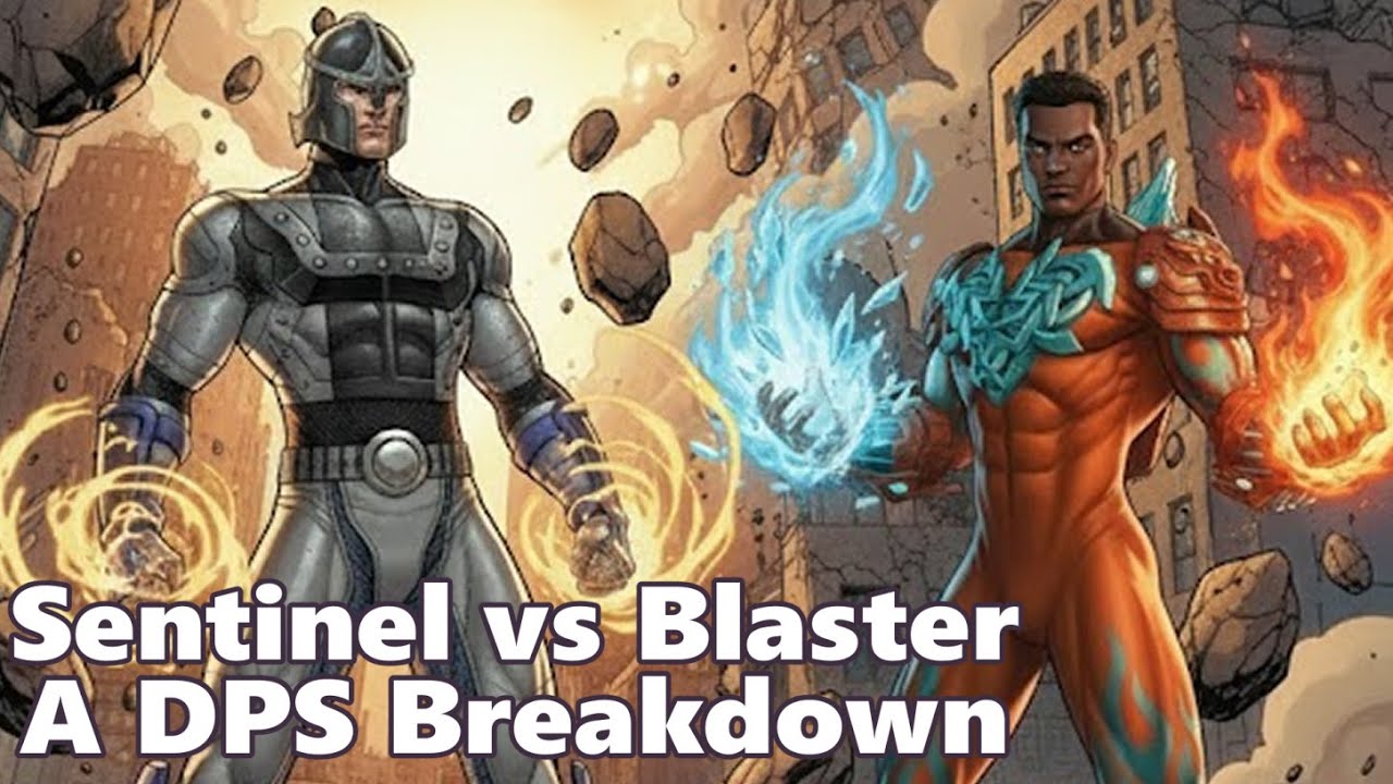 Sentinel Vs Blaster: A DPS Breakdown (City of Heroes: Homecoming)