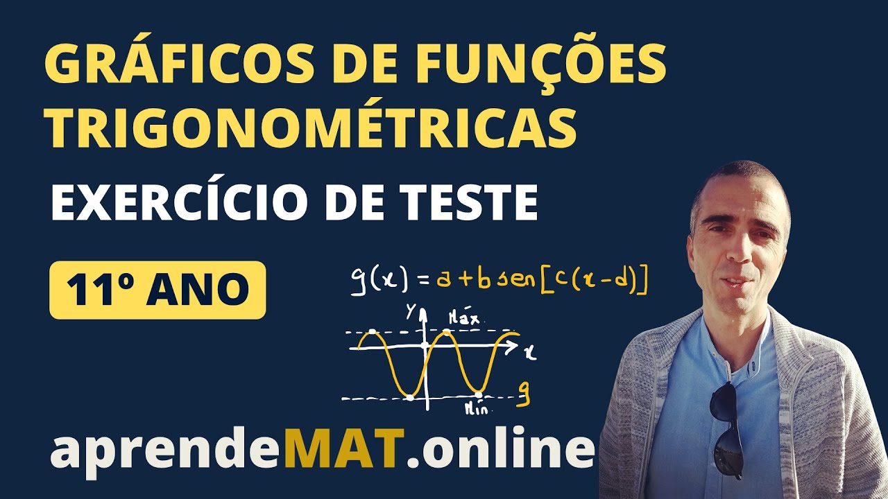 Funções trigonométricas | Como descobrir os valores de a, b, c, d? Contradomínio e período da função