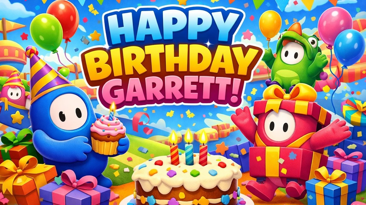 Garrett's Birthday Fall Guys Stream  #fallguys #live
