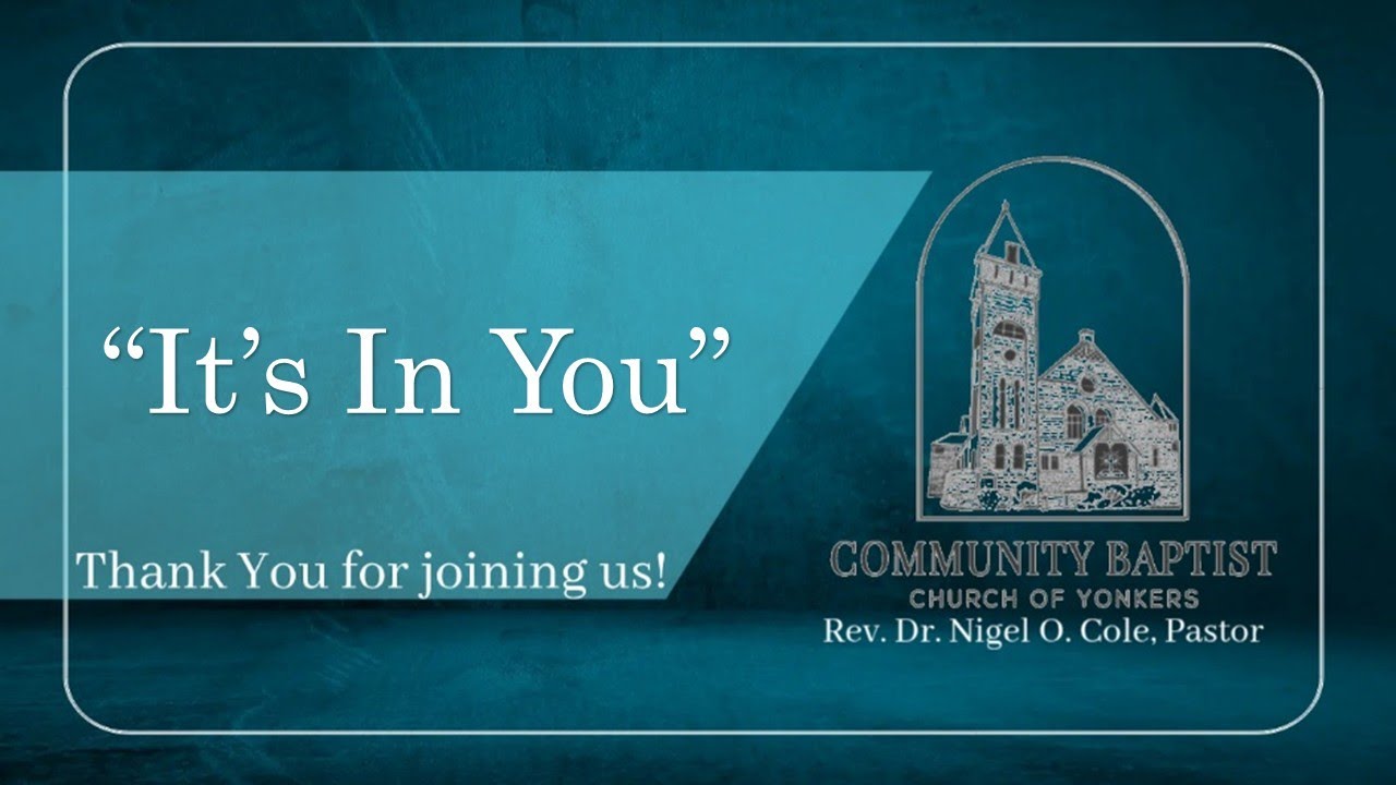 It's In You 1/4/2026