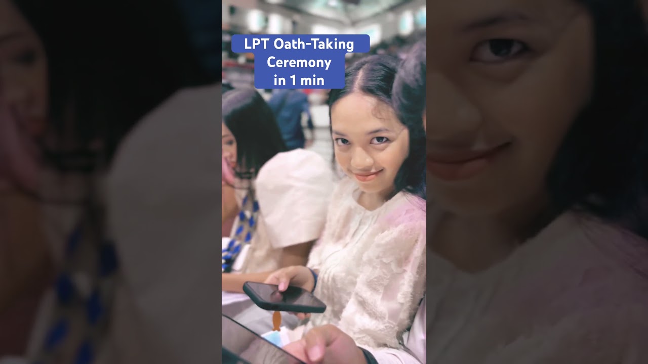 LPT Oath-Taking Ceremony in 60 seconds! #lpt #teacher #thankyou #oathceremony #adventure