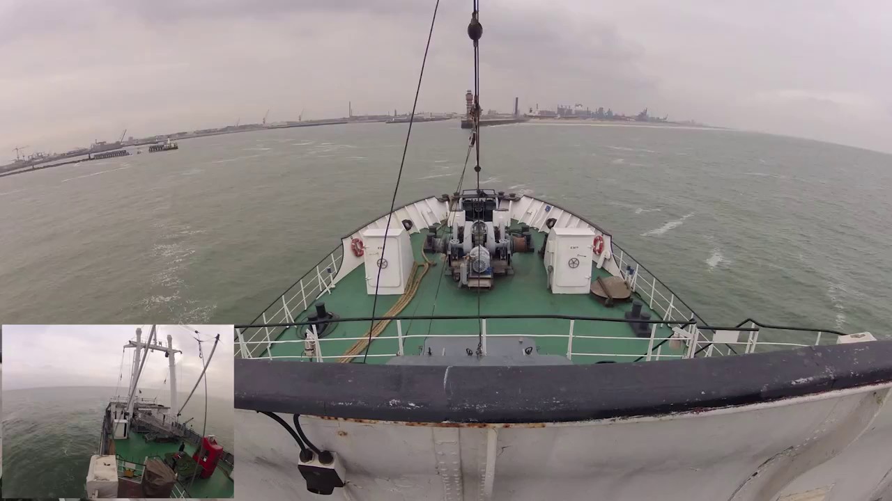 FullHD TIMELAPSE MS Stubnitz  from London to Dunkirk