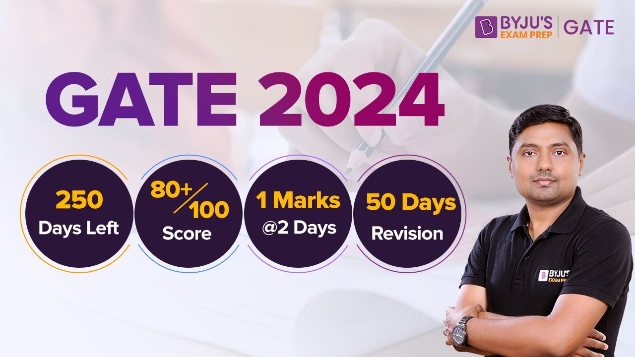 Crack GATE 2024 in 250 Days | Complete Preparation Strategy | How to Crack GATE Exam | BYJU'S GATE