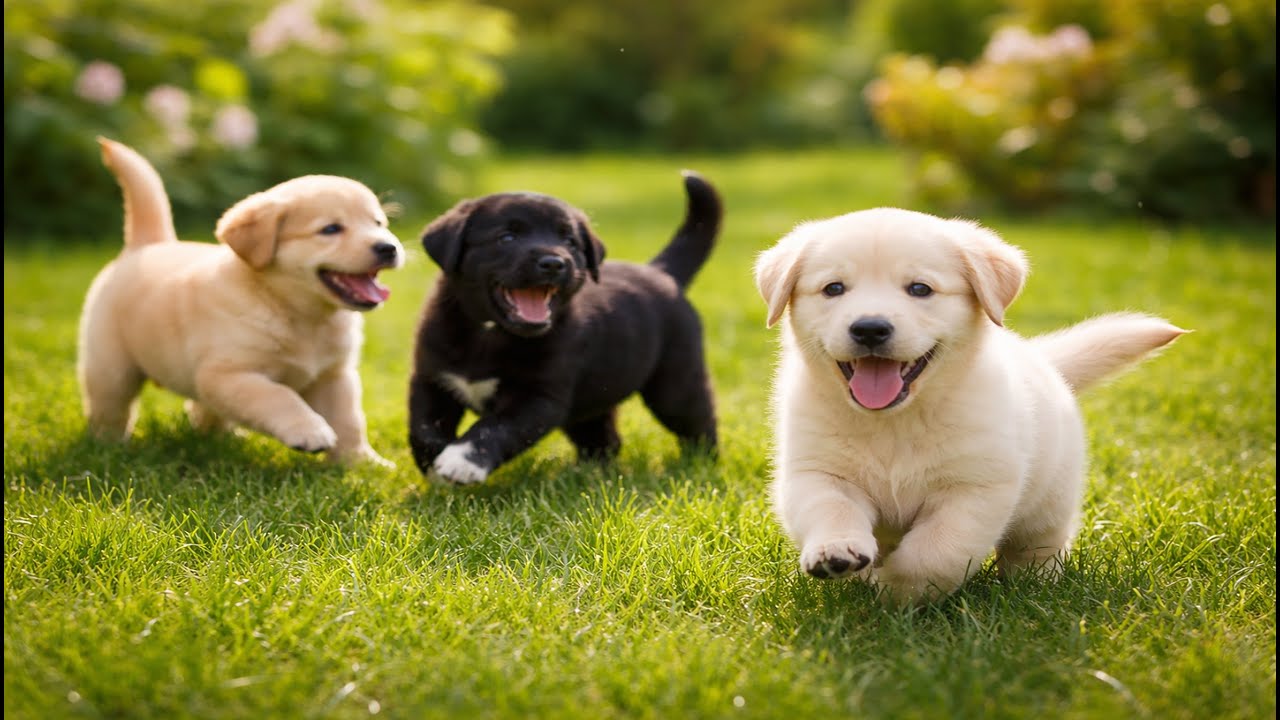 🐕💕 Cute Puppies Having Fun with Mother Dog | Happy Dog Moments | Adorable Dog Clips