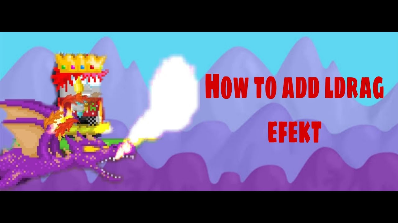 Growtopia how to add effects to fake legendary dragon