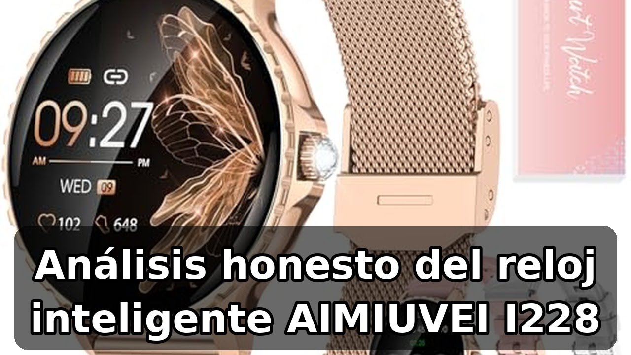 Review completa del Reloj Inteligente AIMIUVEI I228: 113 modos y correas