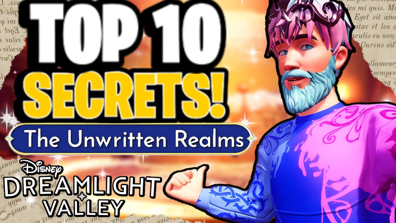 10 HIDDEN FEATURES You May Have Missed! [The Unwritten Realms] | Dreamlight Valley: Storybook Vale