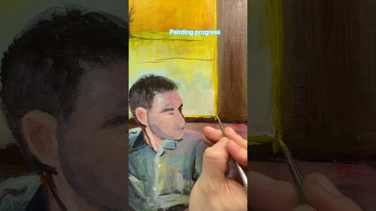 I think my brain is melting #painting #timelapse