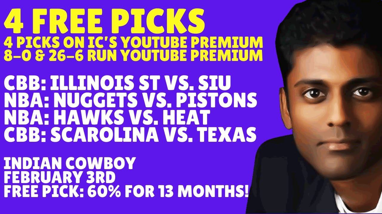 Wednesday NBA Picks Predictions & Best Bets 02/04/2026 Indian Cowboy Picks Predictions