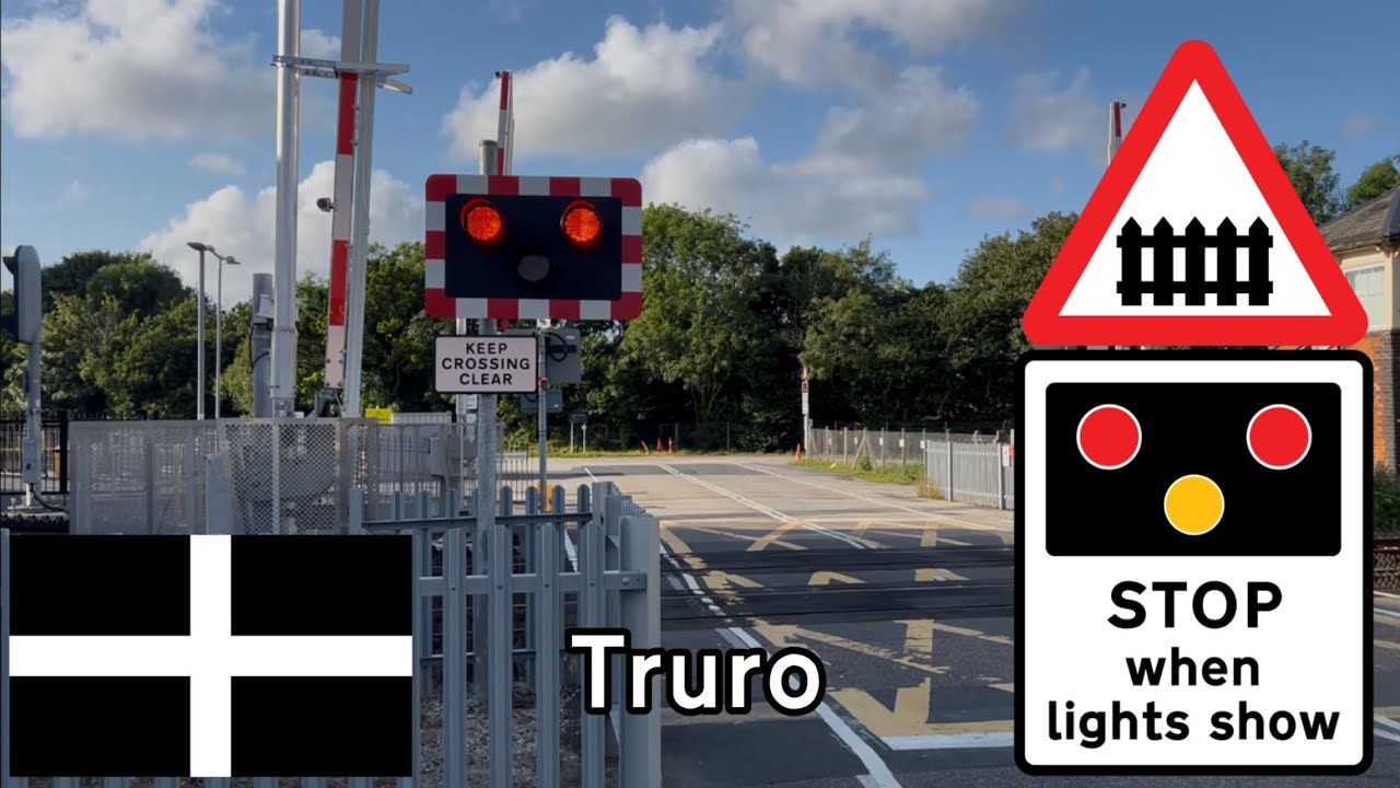 (‘Emergency Sequence’) Truro Station Level Crossing (Cornwall) 27/07/2025
