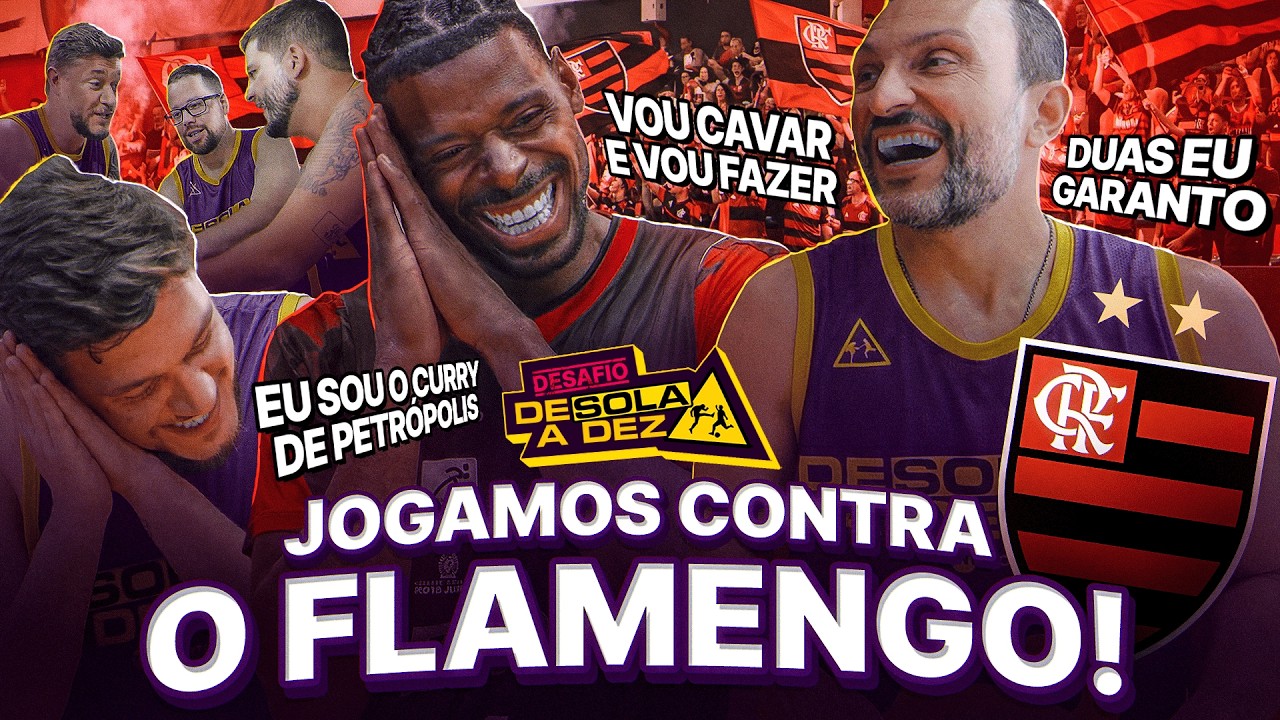 ENFRENTAMOS UM TIME PROFISSIONAL DE BASQUETE! | DESAFIO DE SOLA A DEZ