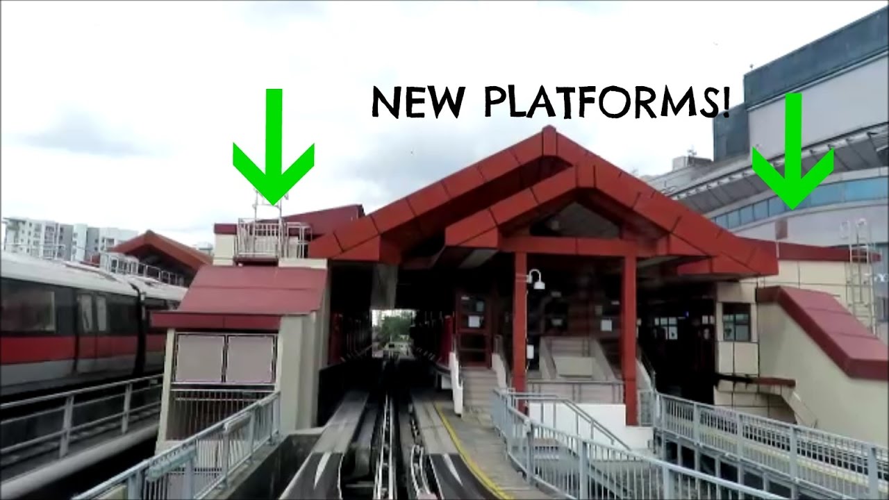 New Platforms At Choa Chu Kang LRT Station