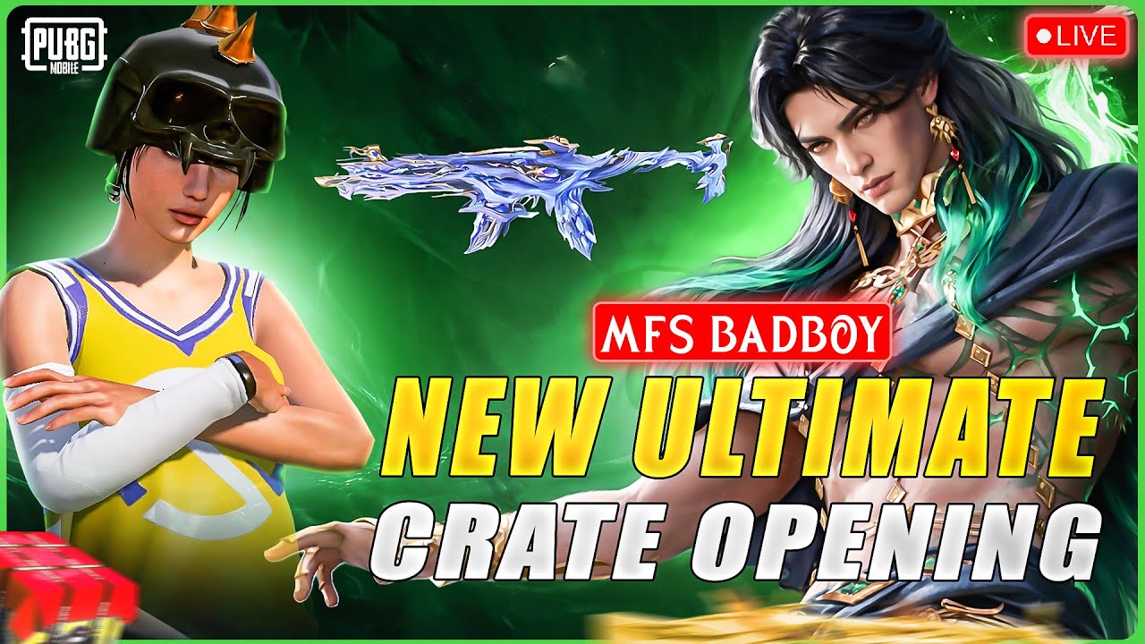 LIVE 🔥 New Ultimate Set Crate Opening 😱 | Witherbloom Prodigy & Honey Badger (PUBG Mobile/BGMI)