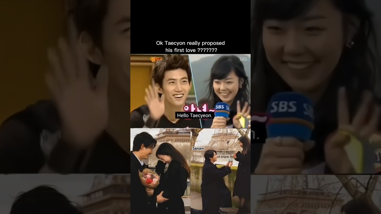 In Korean history First actor  proposed his first Love 💕||#taecyeon #kdrama #love #couple