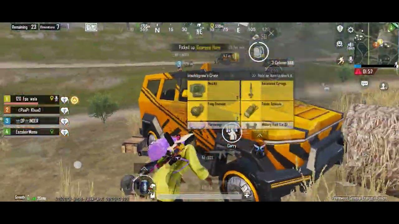 No edit full gameplay video teammates ke kill chori #bgmi #pubg #iqooneo10rreview #pubgmobile 