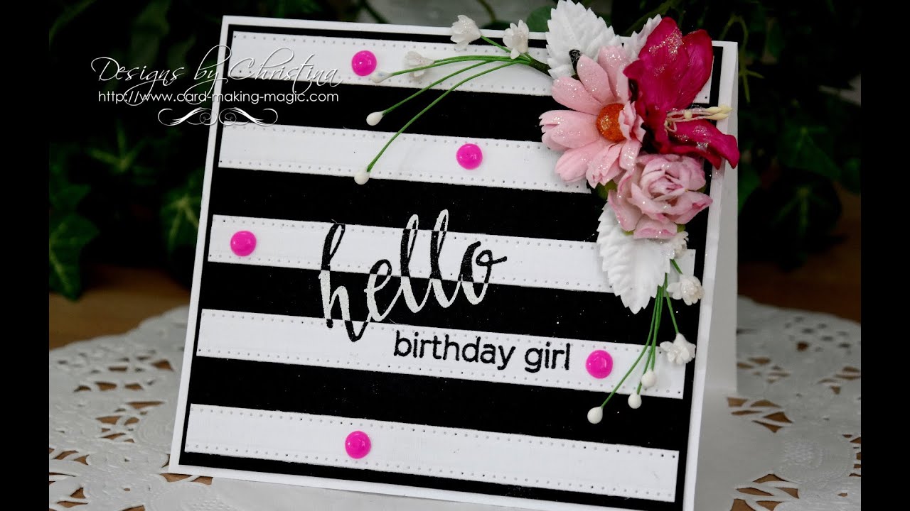Black and White Card