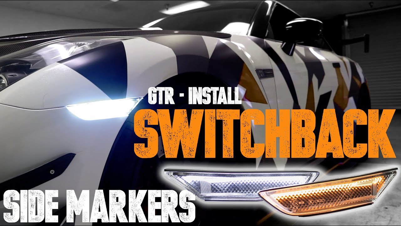 How to install Nissan GTR Black JDM Side Markers from FlyRyde.com