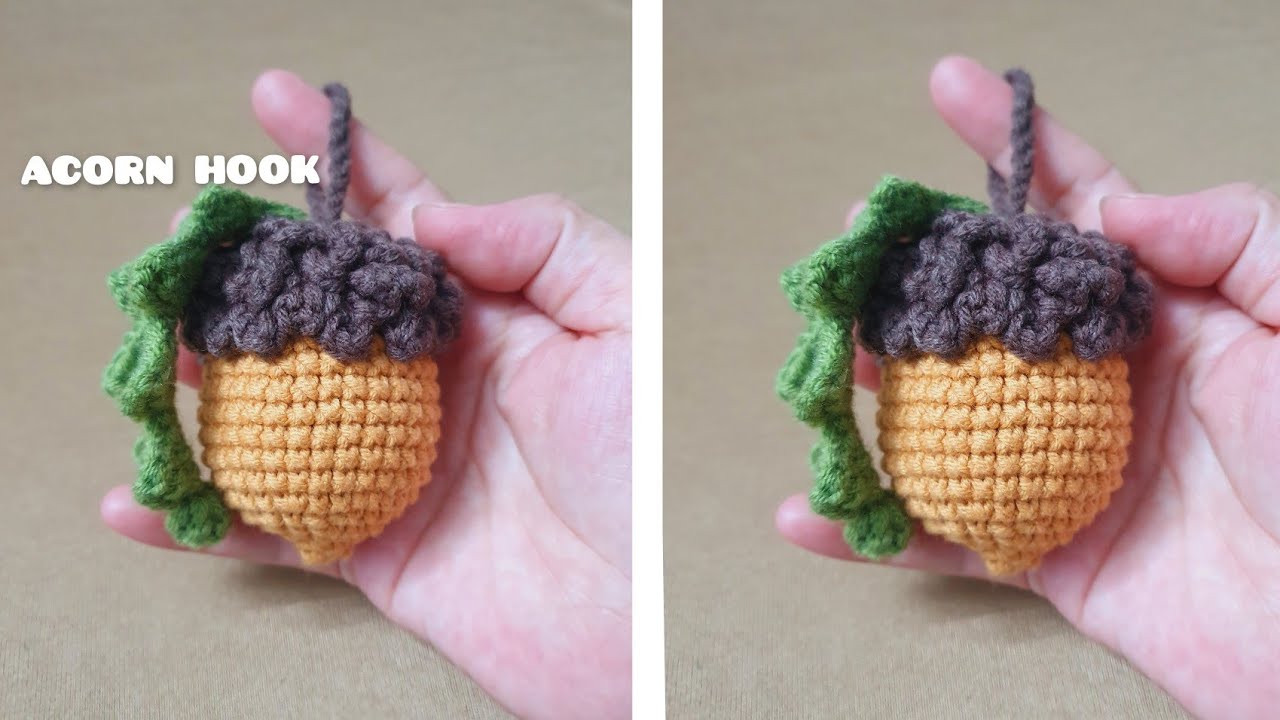 Acorn hook. Móc Quả Sồi trang trí cây thông noel.