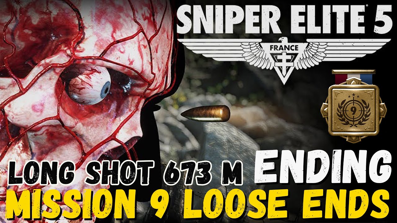 Sniper Elite 5 Mission 9 Loose Ends/Long Shot Gold Medal/4K