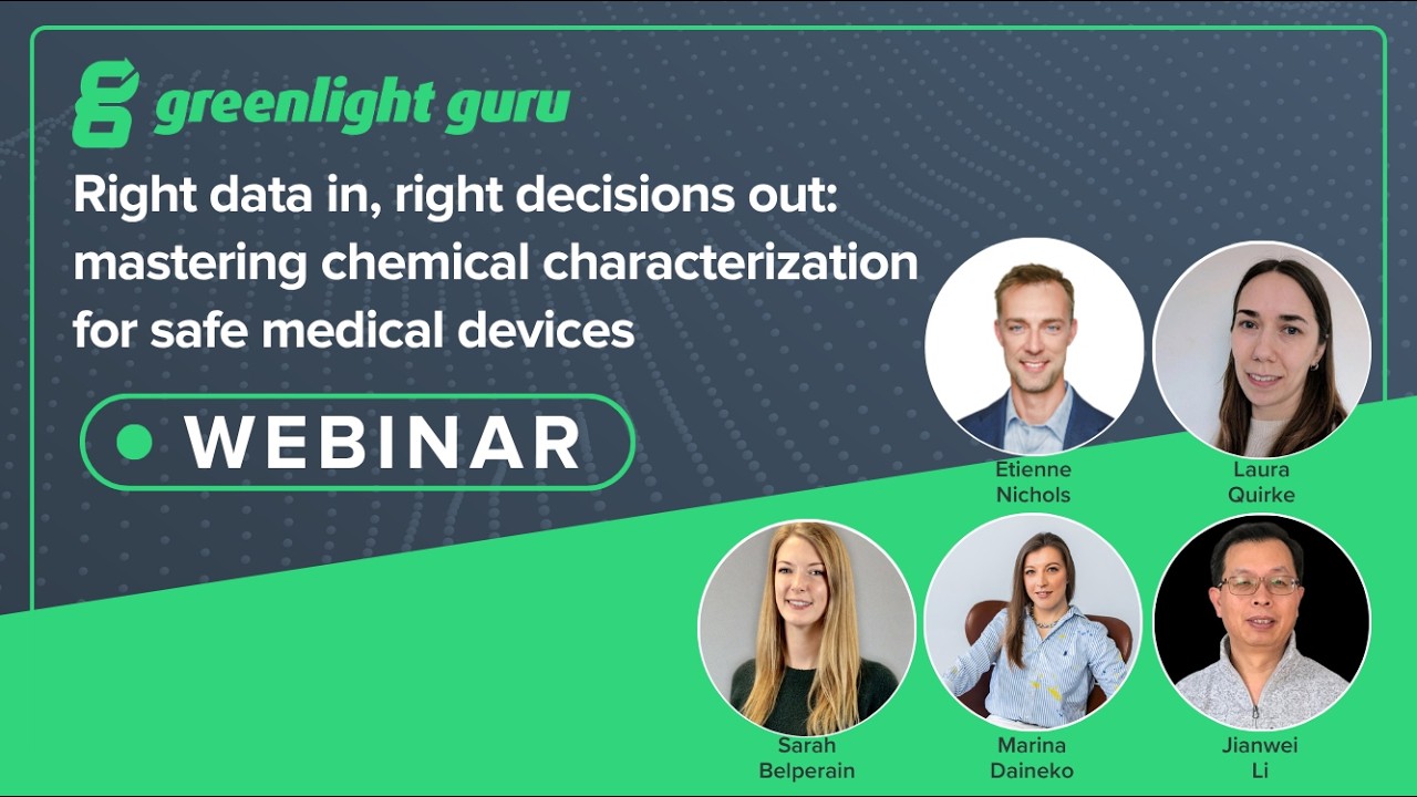 Right data in, right decisions out: mastering chemical characterization for safe medical devices