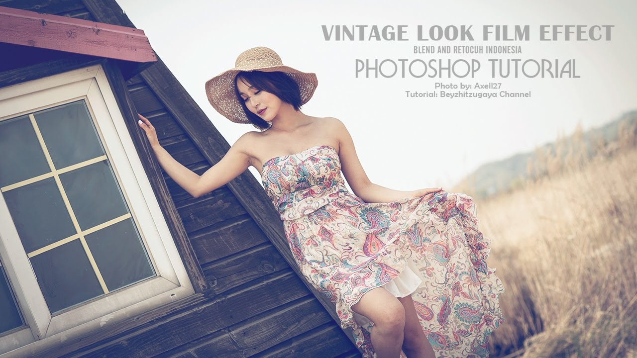 Vintage Look Film Effect Tutorial Photoshop