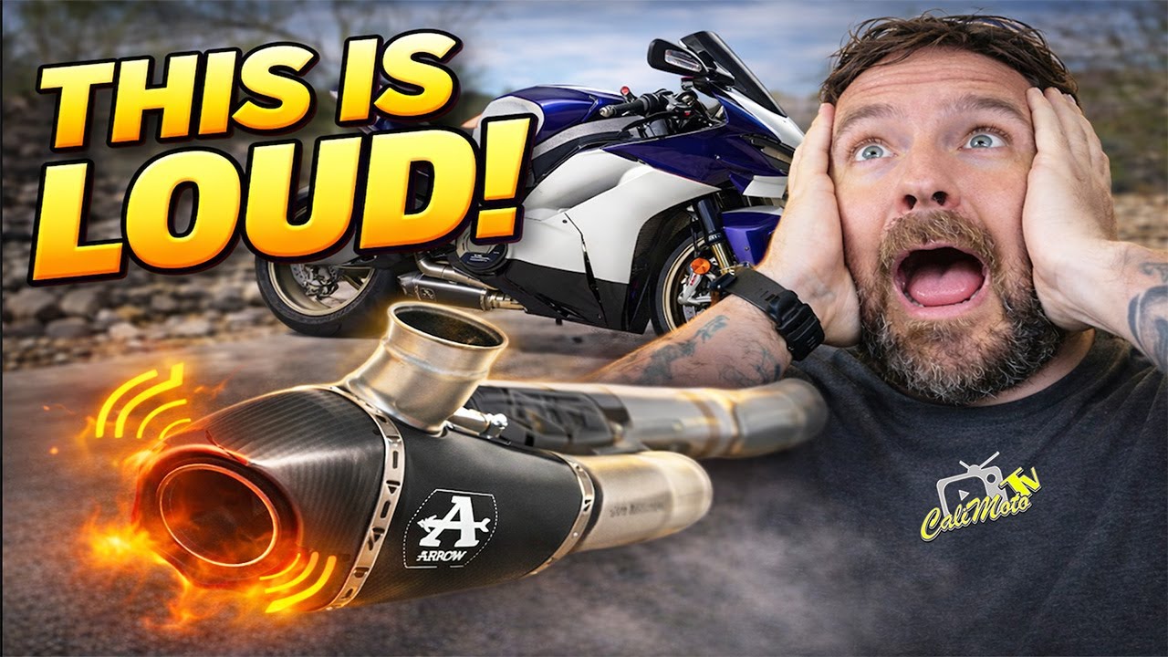 Титановая выхлопная система Arrow на моей Panigale V4… Я был к этому совершенно не готов.