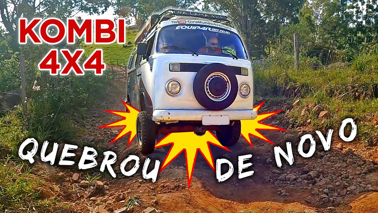 WILD CAMP na Cachoeira SALTO DO TAMANDUÁ - Mini Trailer Off Road e Kombi Home 4X4