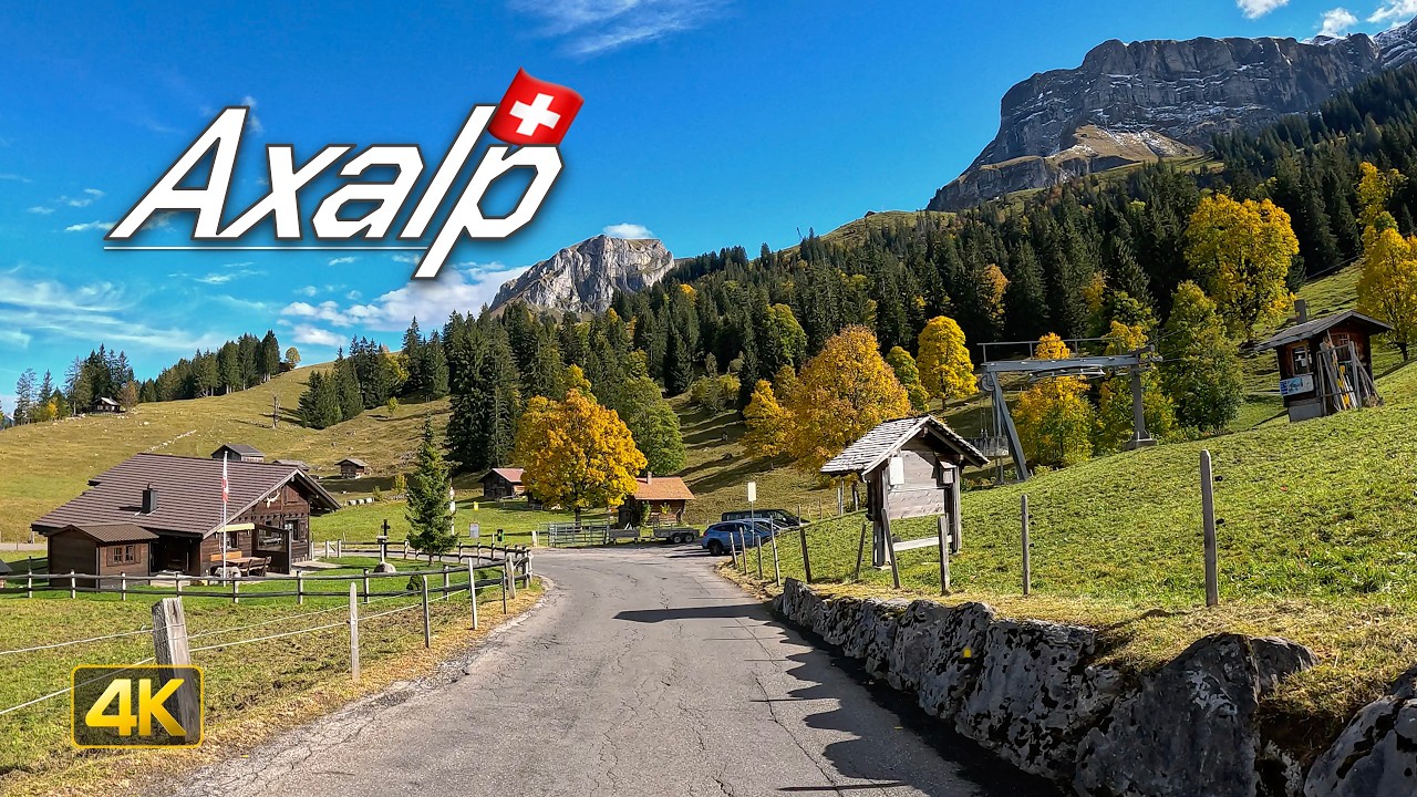 Magical Swiss Alpine Descent 🇨🇭 | Axalp to Lake Brienz | Stunning Mountain Road ASMR Drive