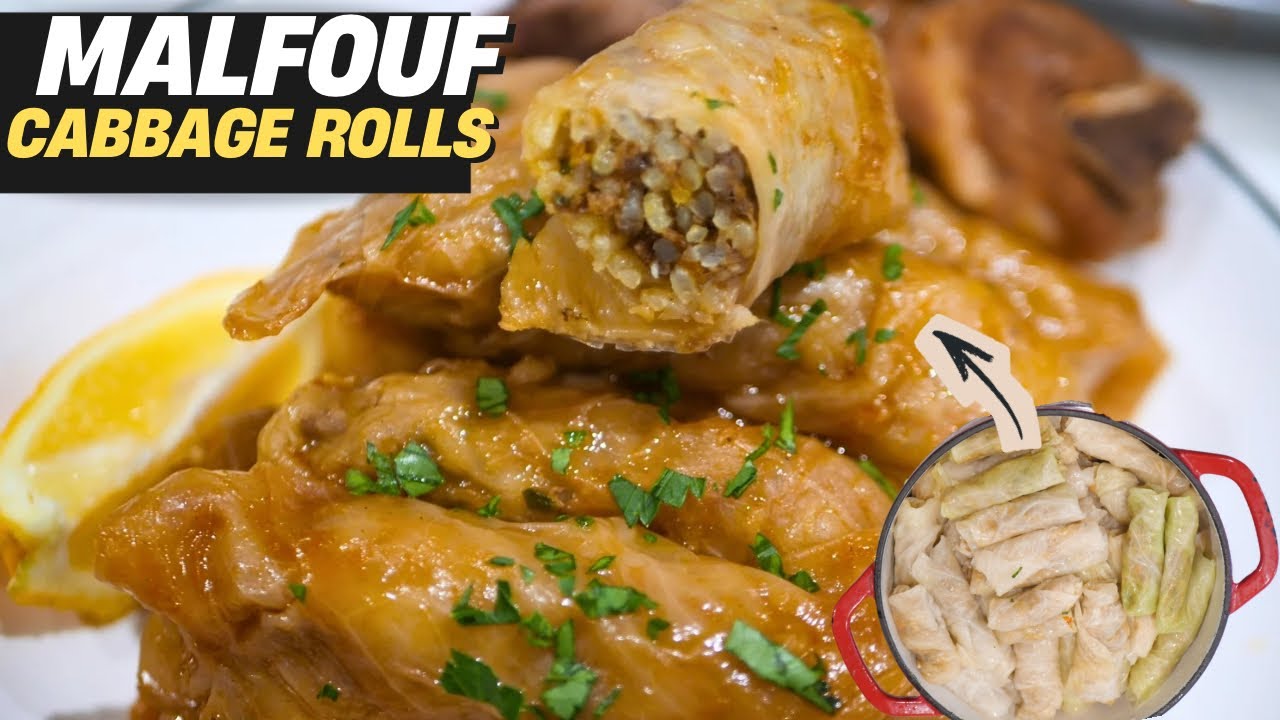 Spicy Malfouf Recipe | Harissa-Seasoned Cabbage Rolls 